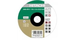 HiKOKI 782312 Doorslijpschijf - 125 X 22,23 X 1,6mm - RVS - Metaal - A46U-BF41