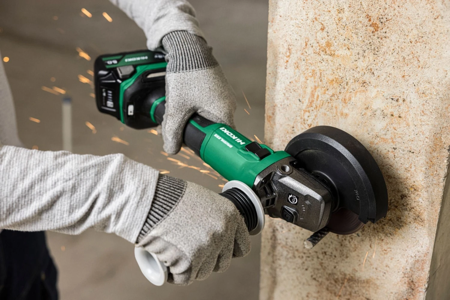 HiKOKI G1813DVE W4Z Accu Haakse Slijpmachine - 18V - 125 Mm - Image 5