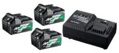 HiKOKI UC18YSL3WA3 Multivolt Boosterpack | 3 X Accu 2.5 Ah En Snellader [UC18 YSL3WA3]