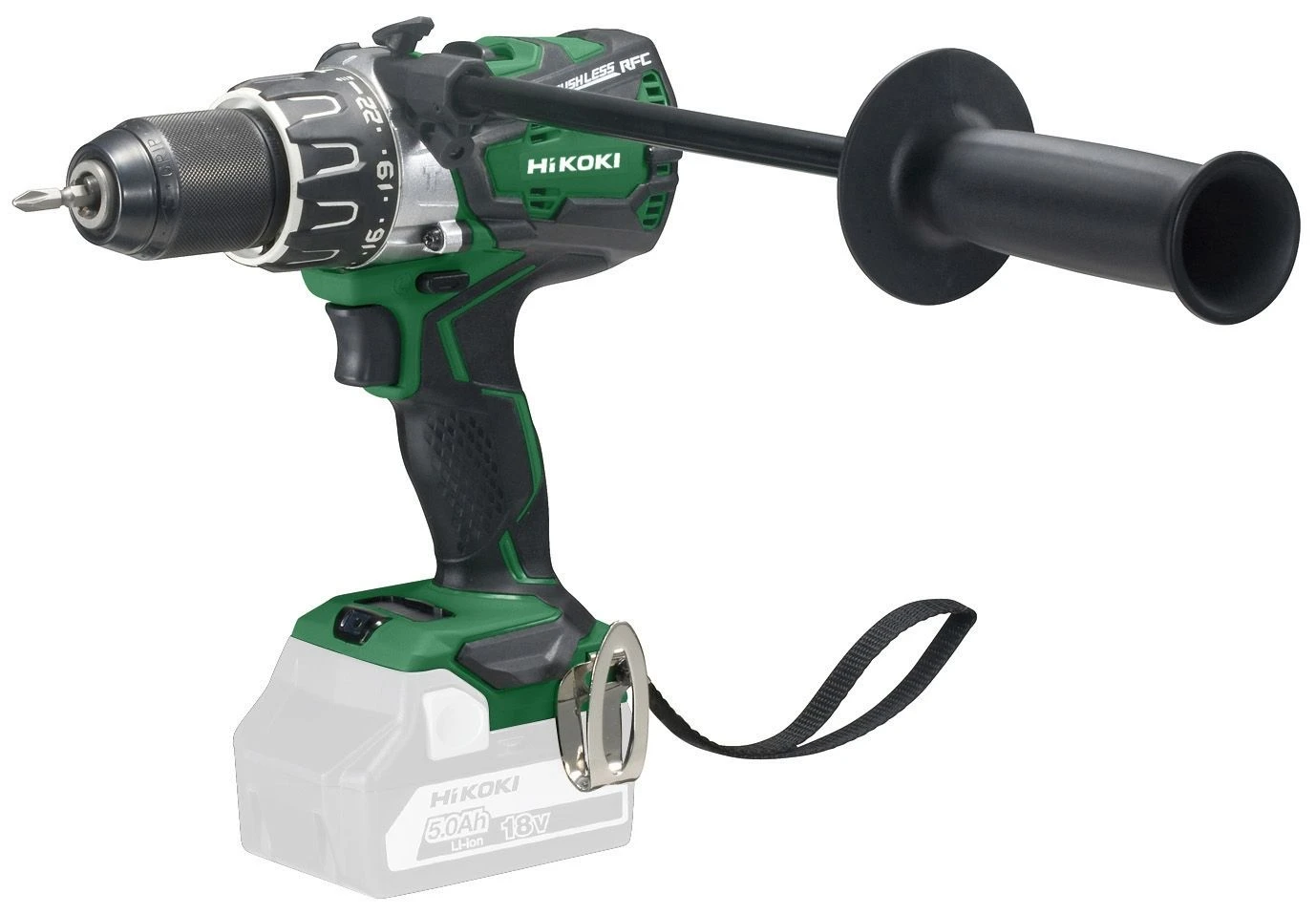 HiKOKI DV18DBL2W2Z 18V Li-Ion Accu Klopboor-/schroefmachine Body In HSC - Koolborstelloos - Image 2