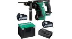 HiKOKI DH18DBLWPZ 18V Li-Ion Accu SDS-Plus Boorhamer Set (2x 5,0Ah) In HSC - 2,2J - Koolborstelloos